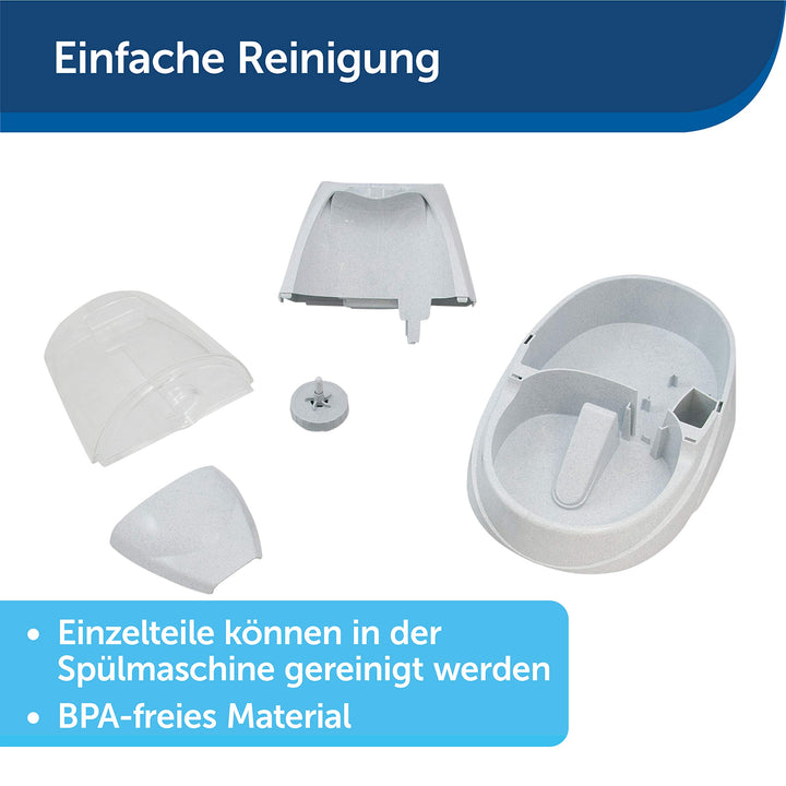 Haustierbrunnen 5L mit Filter und einstellbarem Wasserstrahl BPA-frei - Bild 6