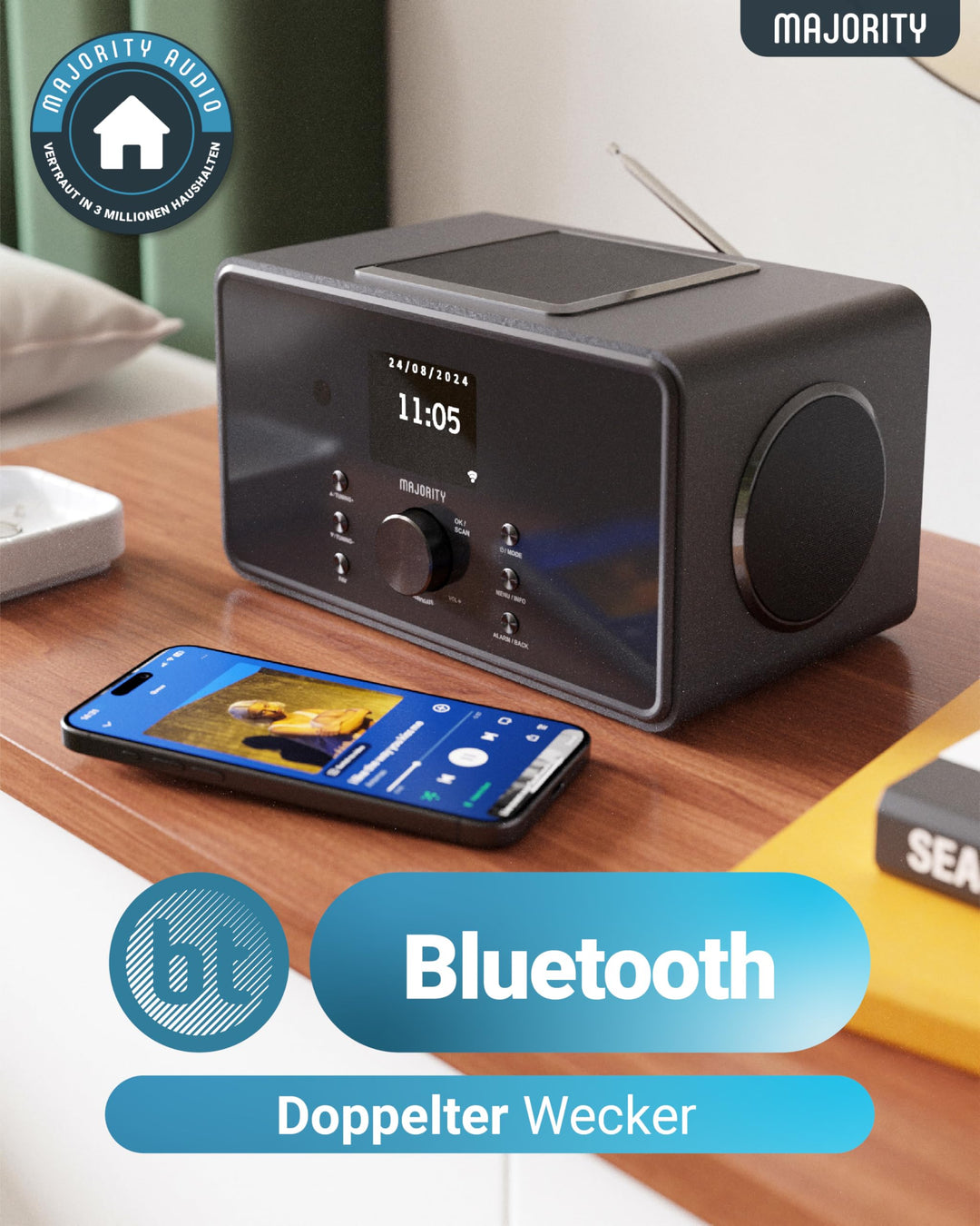 Internetradio 2.1 mit DAB+, WLAN &amp; Spotify Connect 100W - Bild 5