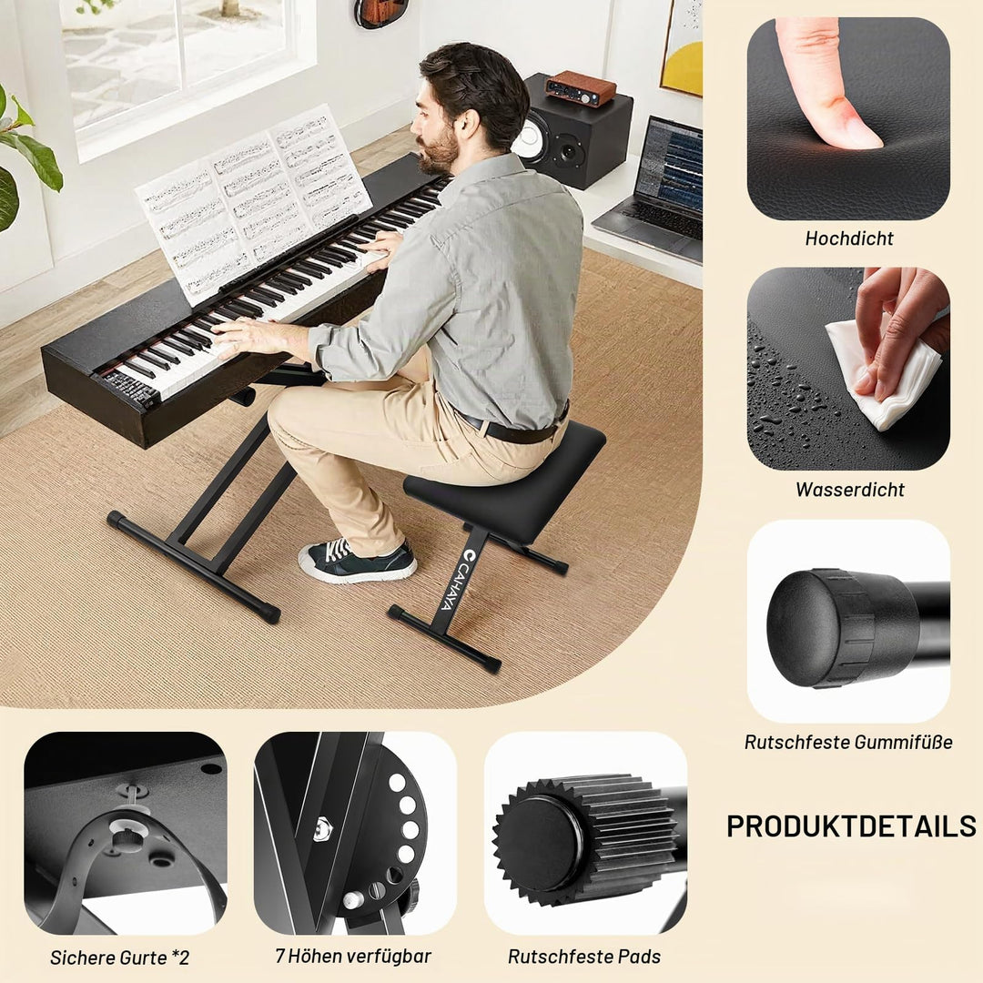 Keyboard-Set Ständer und Bank höhenverstellbar für 61–88 Tasten - Bild 4