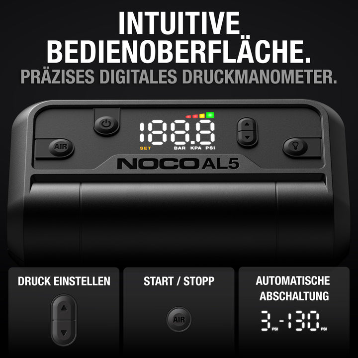 Akku-Luftkompressor 5A kabellos 17 SLPM für Auto Fahrrad Sport - Bild 6