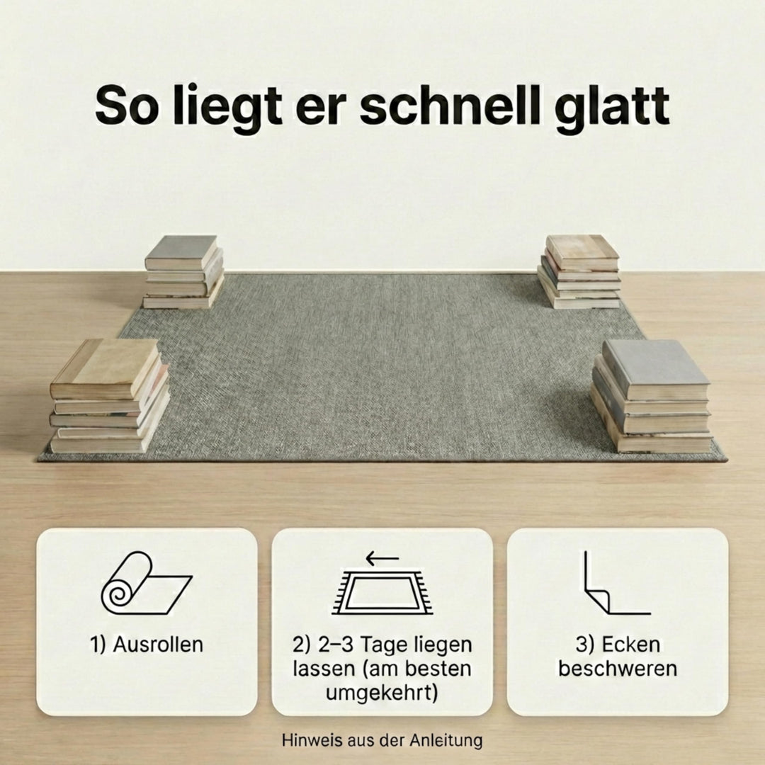 Outdoor Teppich wetterfest UV-beständig Anthrazit 240x340 cm - Bild 10