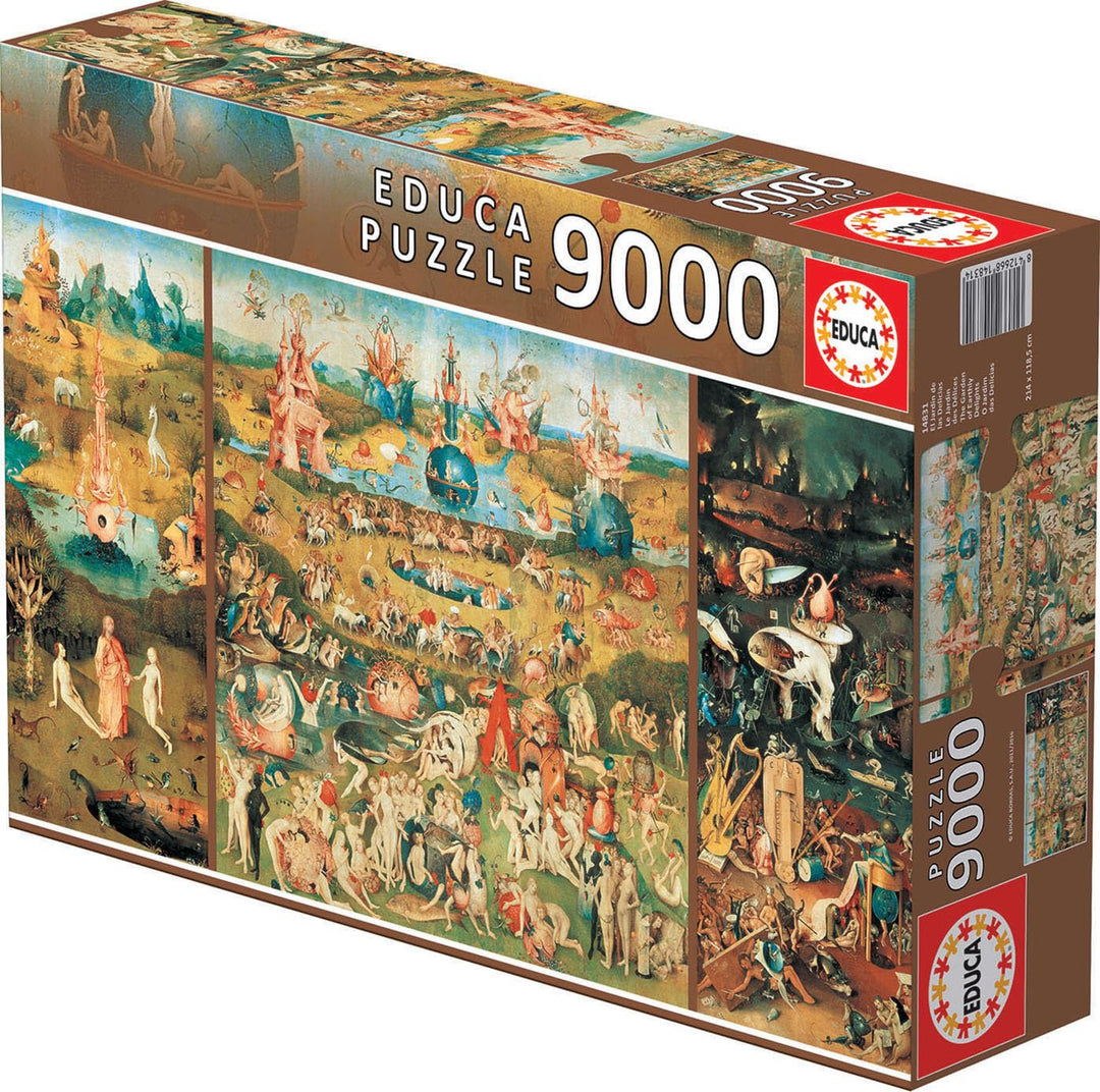 Puzzle 9000 Teile Hieronymus Bosch Garten der Lüste 214x118 cm