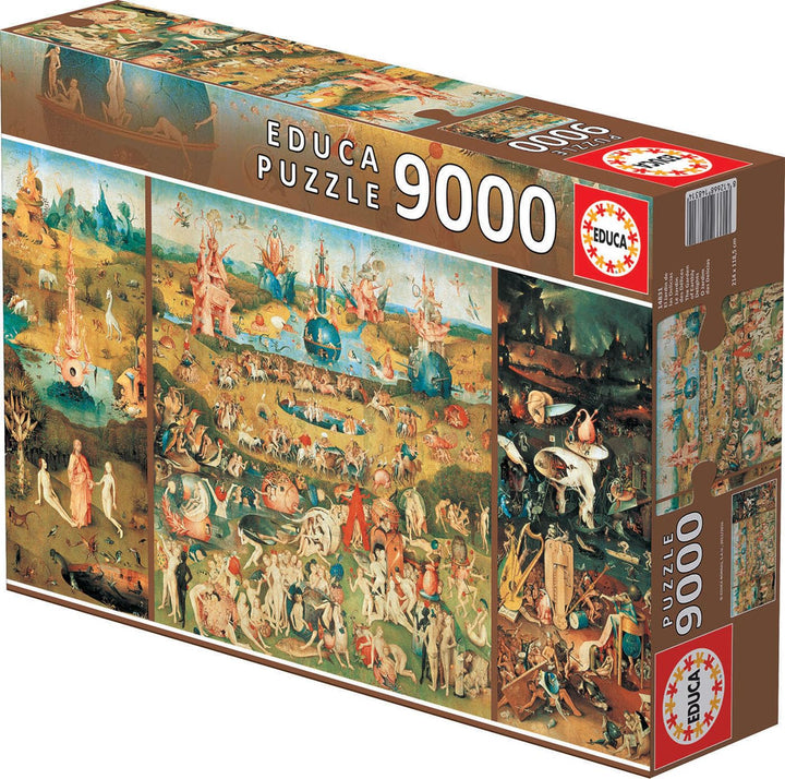 Puzzle 9000 Teile Hieronymus Bosch Garten der Lüste 214x118 cm