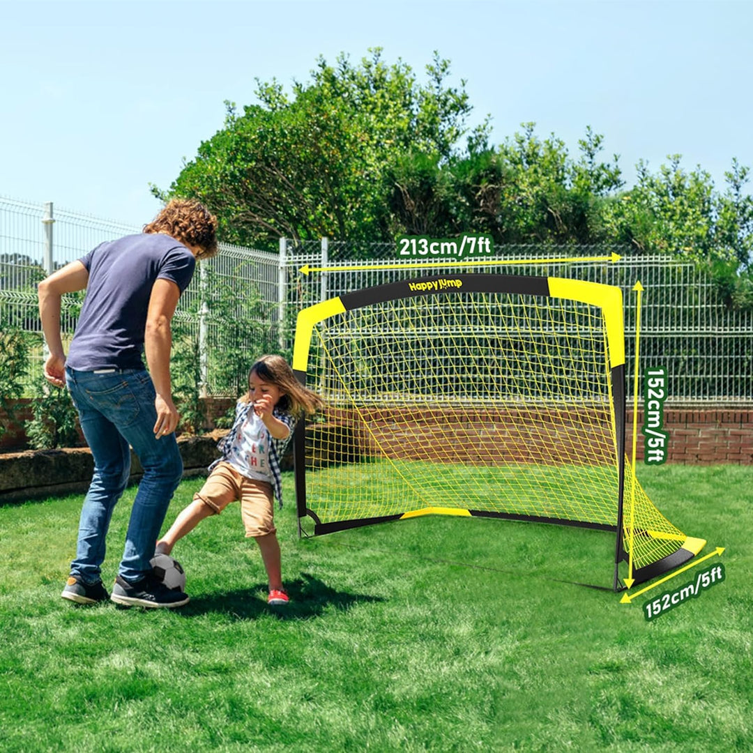 Fussballtor Pop-Up faltbar 213x152x152 cm für Garten und Park - Bild 3