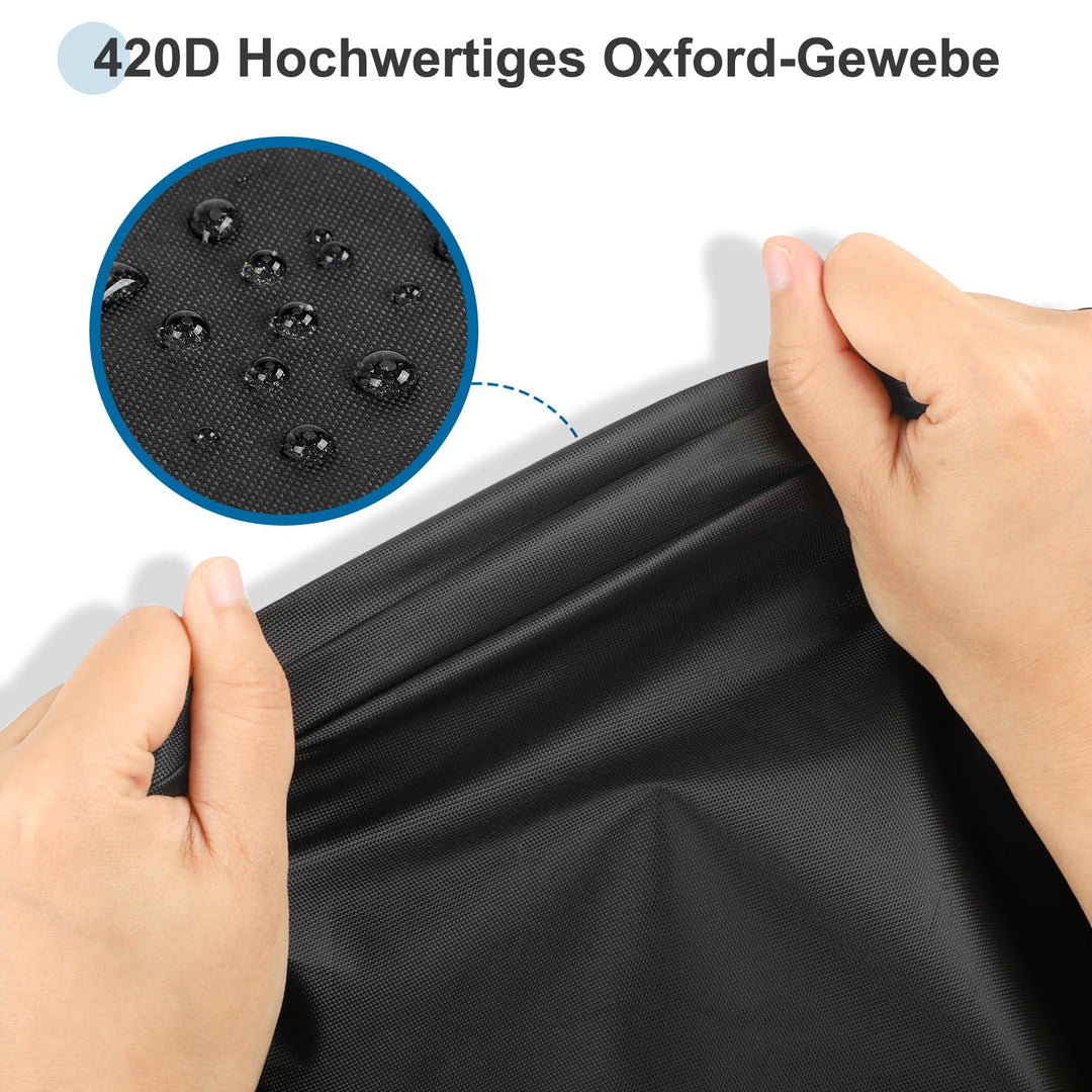Hängesessel Schutzhülle 420D Oxford wasserdicht 230x200 cm schwarz - Bild 3