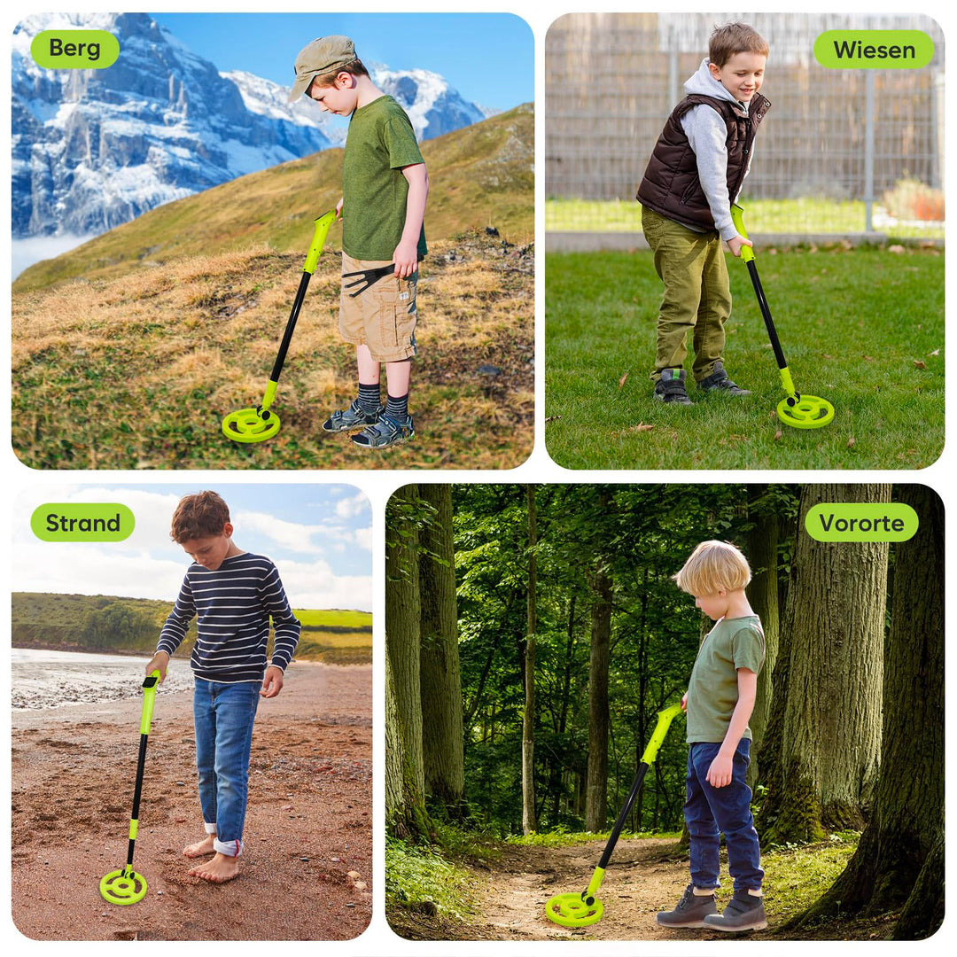Metalldetektor Kinder faltbar verstellbar 61-89 cm wasserdicht ABS - Bild 6