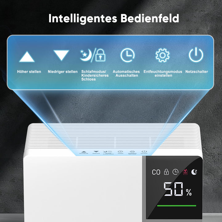 Luftentfeuchter mit Kompressor 16L/24h für Räume bis 45m² - Bild 3