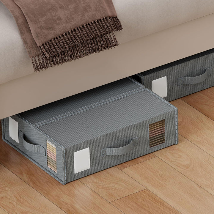 Bettwäsche-Organizer faltbar Vliesstoff 6er-Set 39x33x12 cm - Bild 7