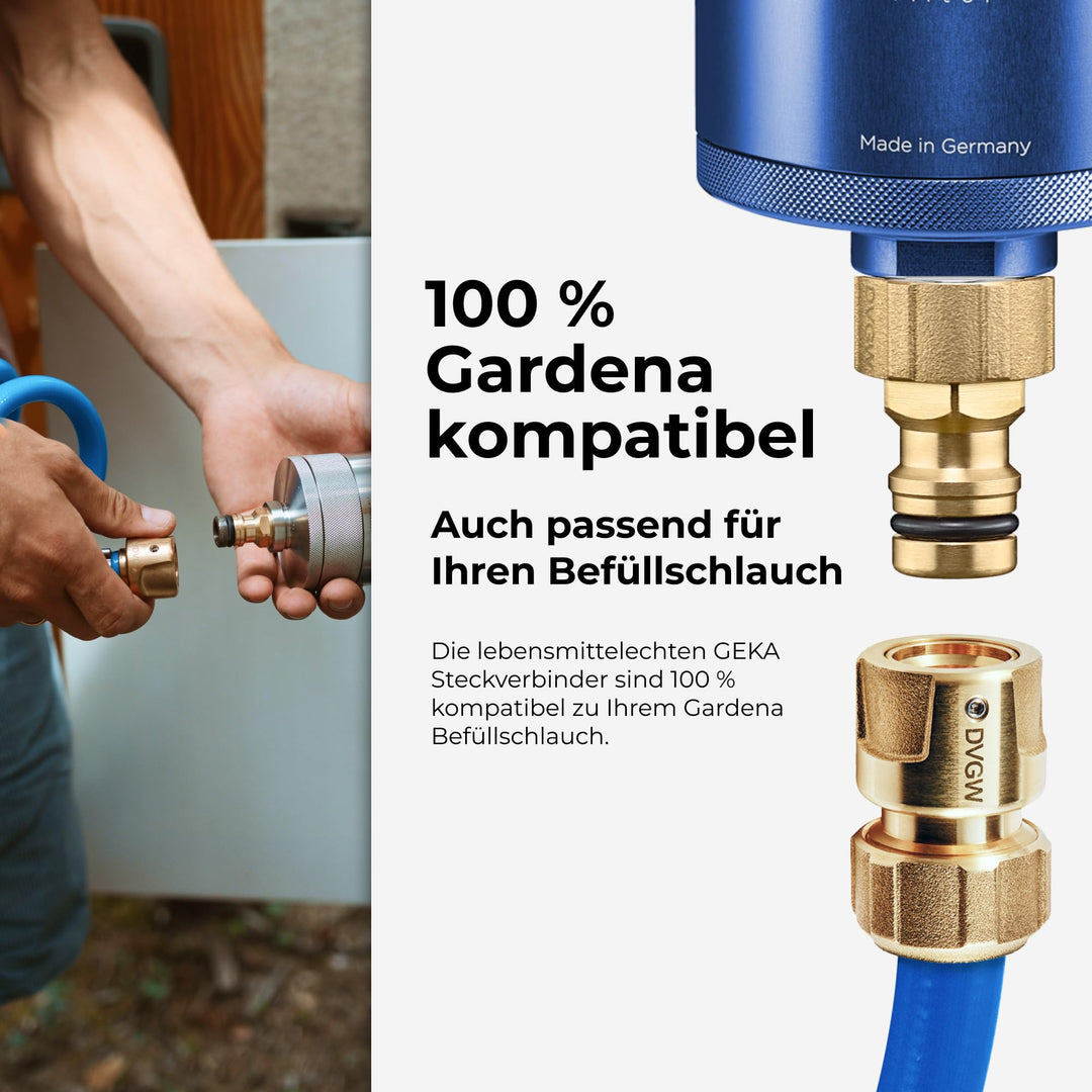 Wasserfilter Camping Aktivkohle-Block Alu Befüllfilter Mobil - Bild 5
