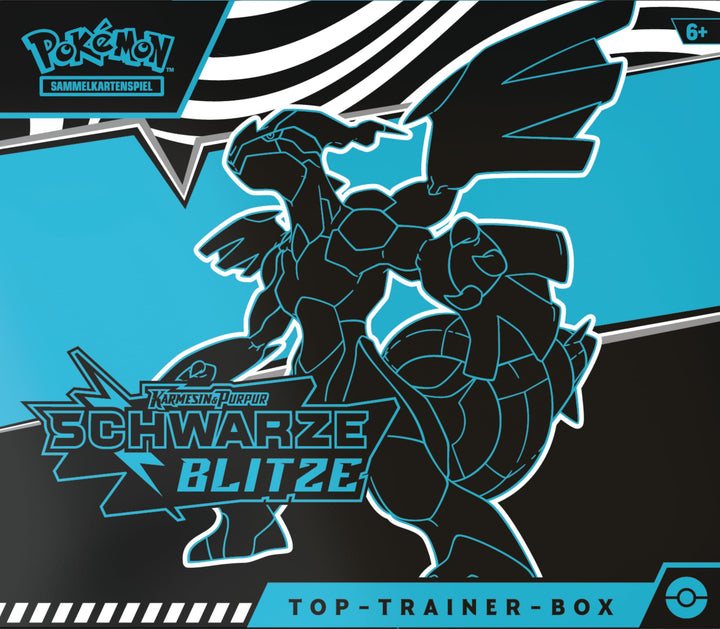 Pokémon Sammelkartenspiel Top-Trainer-Box Schwarze Blitze 9 Packs - Bild 2
