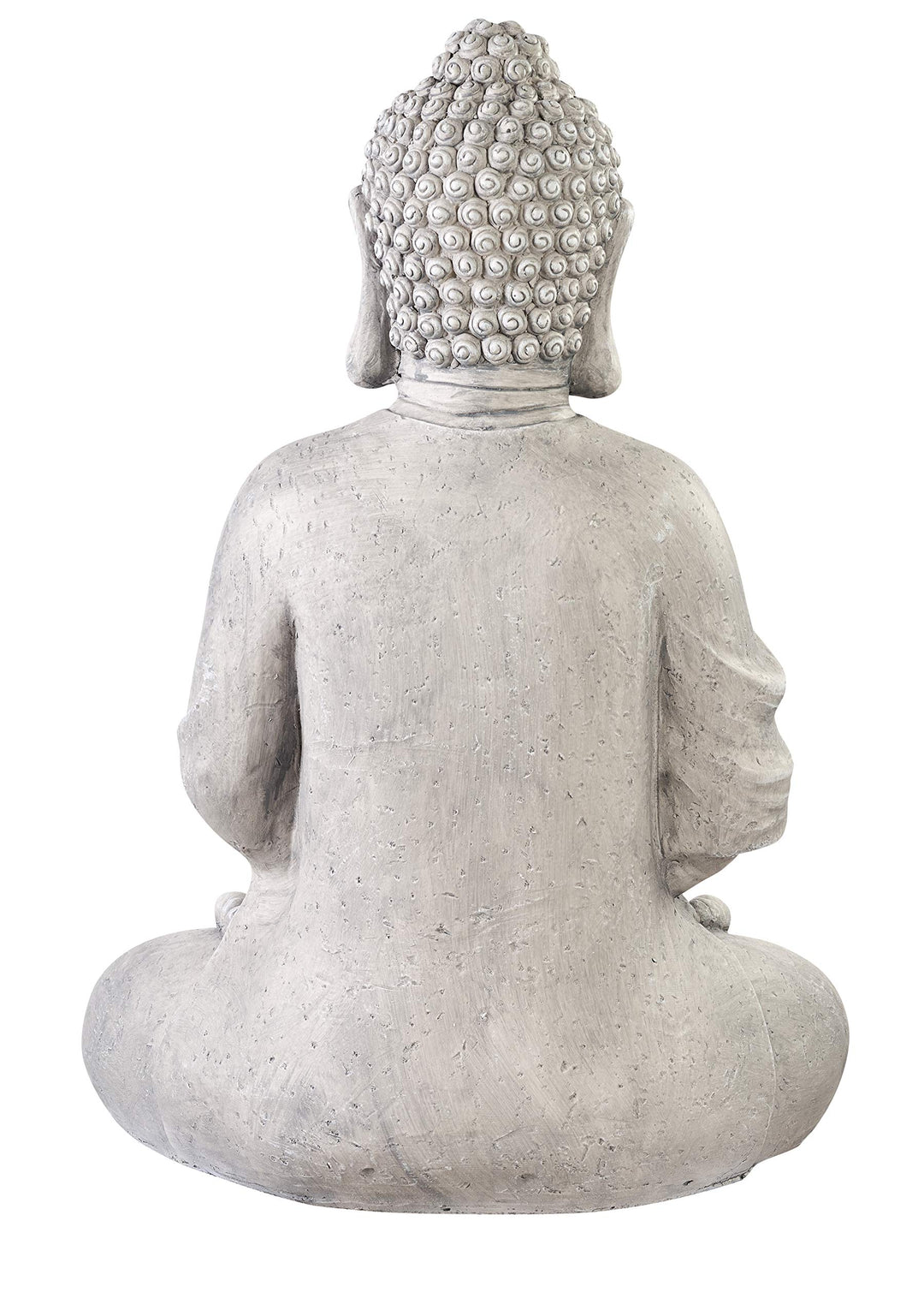 Buddha Figur sitzend Steinoptik Polyresin 70 cm für Garten - Bild 2