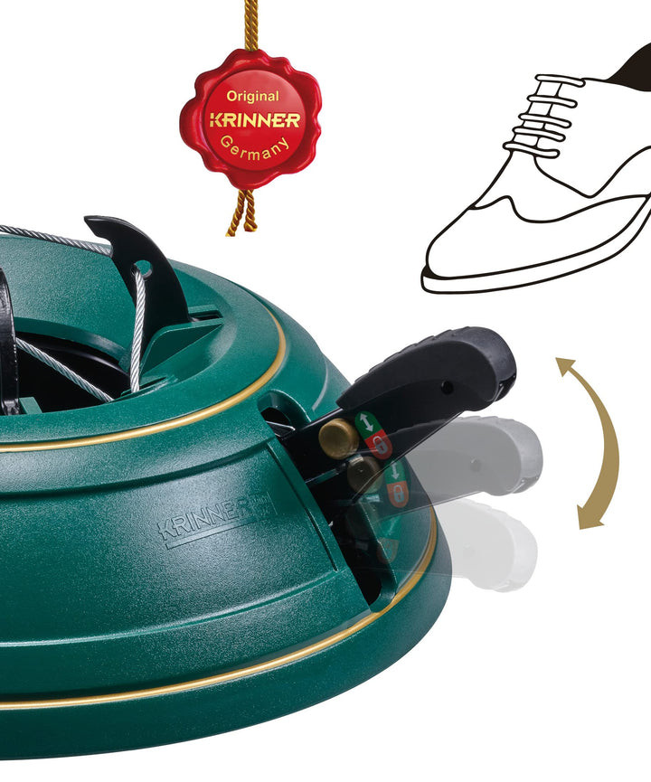 Christbaumständer Metall mit Fusspedal &amp; Einseiltechnik bis 2,6 m - Bild 7