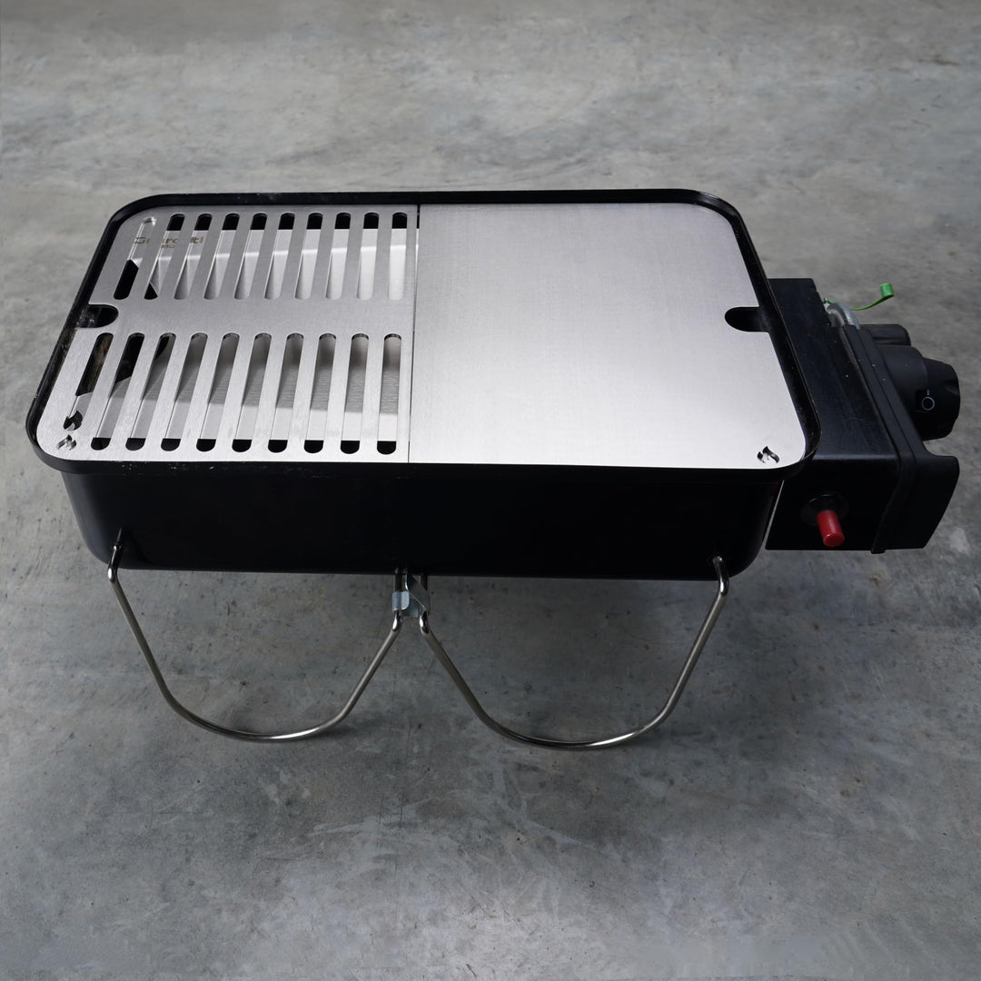 Grillrost Edelstahl für Weber Go-Anywhere spülmaschinenfest 2-teilig - Bild 4