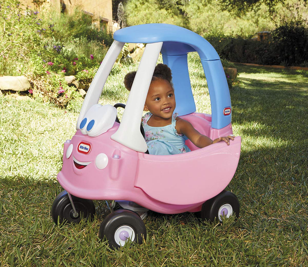 Rutschauto Prinzessin-Coupé mit Hupe &amp; Eltern-Schiebehandgriff - Bild 7