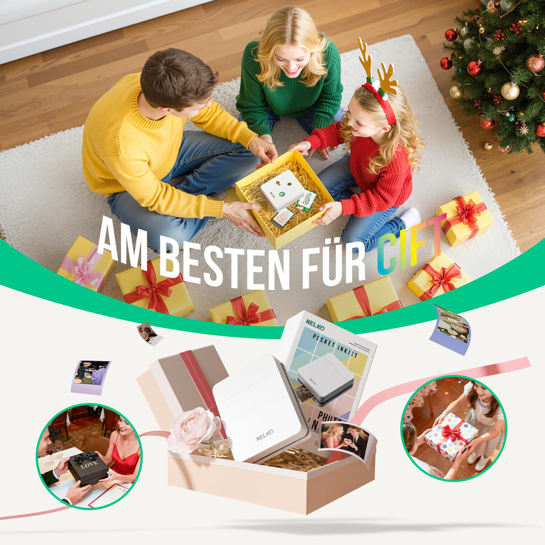 Fotodrucker fuer Smartphone kompakt weiss mit Bluetooth - Bild 9