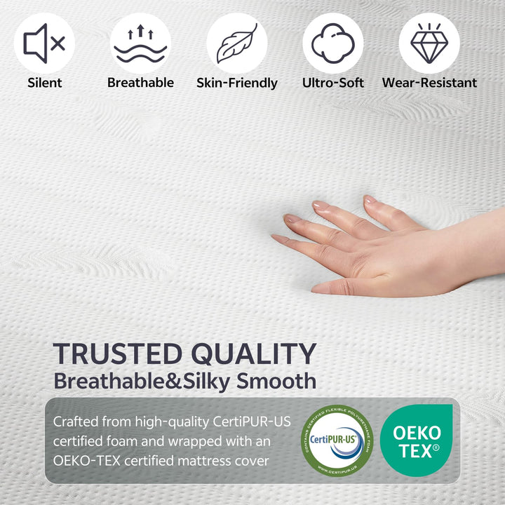 Taschenfederkernmatratze 160x200 cm 7-Zonen Memory Foam H2/H3 25 cm - Bild 3