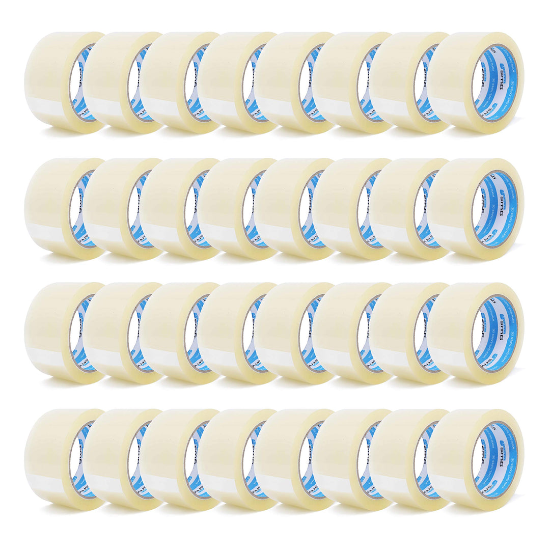 Paketklebeband farblos 36 Rollen 66m x 50mm geräuscharm