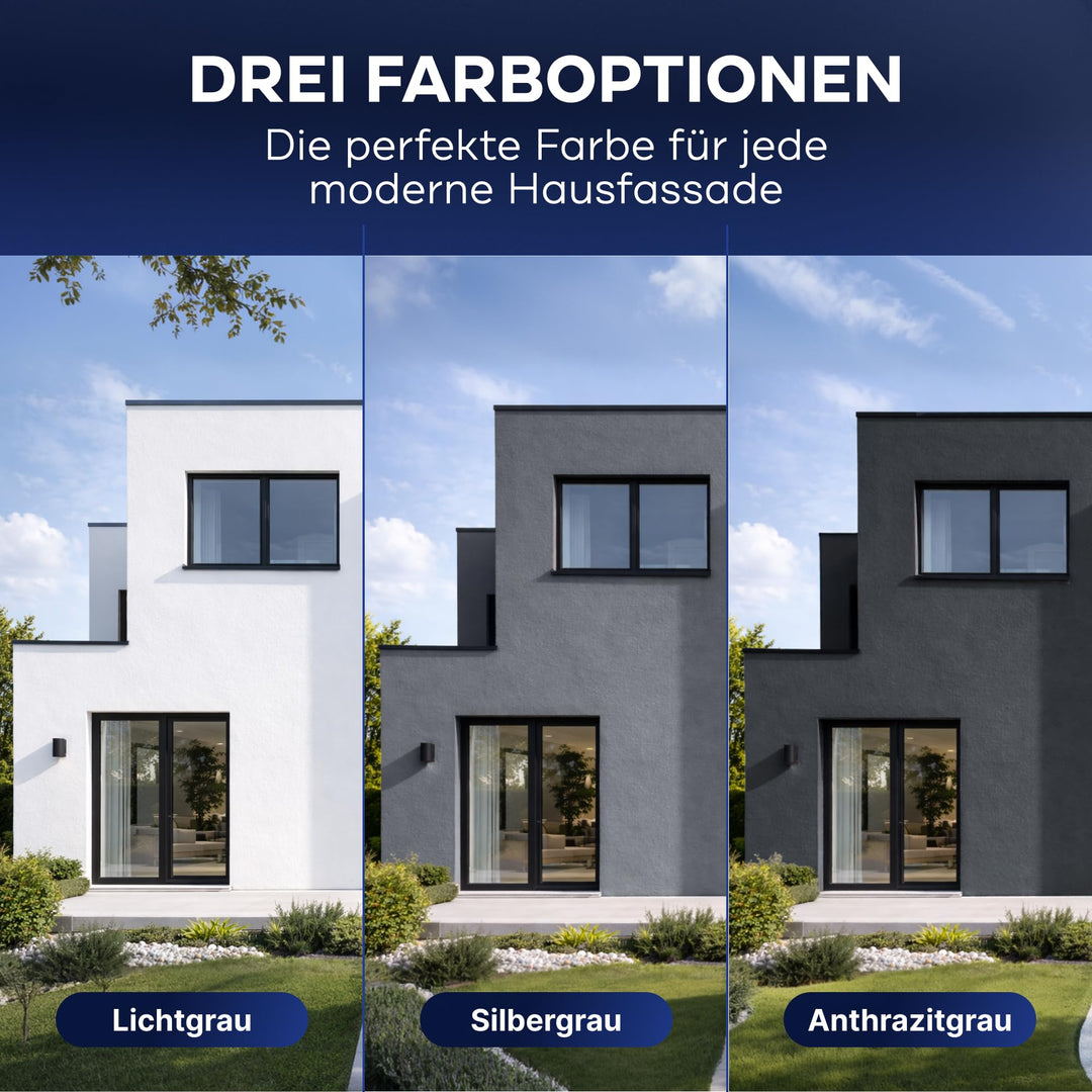 Fassadenfarbe Weiss matt 10 L für Putz Beton Mauerwerk - Bild 4