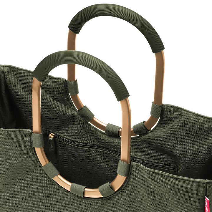 Einkaufstasche 25 L recyceltes Polyester mit Aluminiumgriff Forest Gold - Bild 5