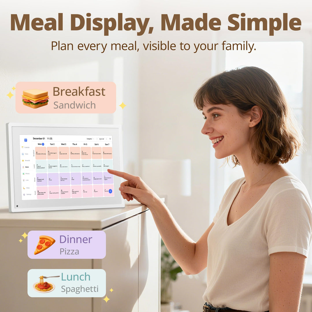 Digitaler Familienkalender Touchscreen 10,1 Zoll FHD 32GB - Bild 7