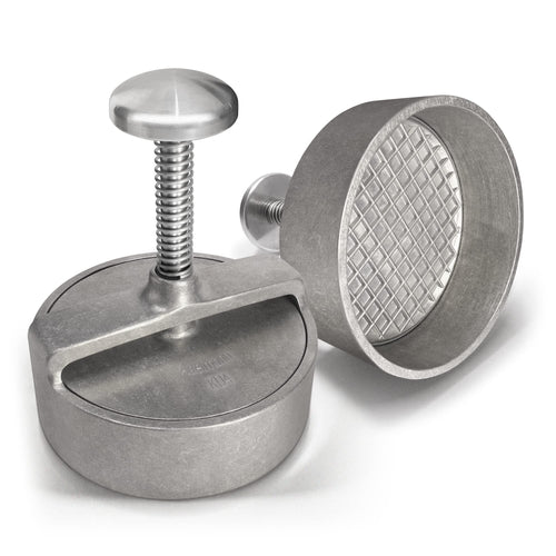 Burgerpresse Aluminium XL mit Pattyauswerfer 125 mm Antihaft