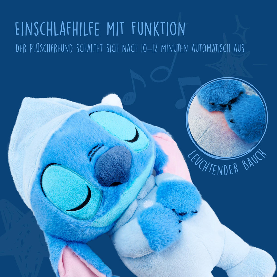 Stitch Plüschtier liegend mit Atmung, Licht &amp; Musik, 31 cm, ab 0 M - Bild 3