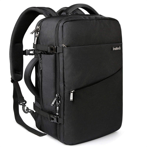 Reiserucksack 35L Handgepäck mit Laptopfach 17" schwarz