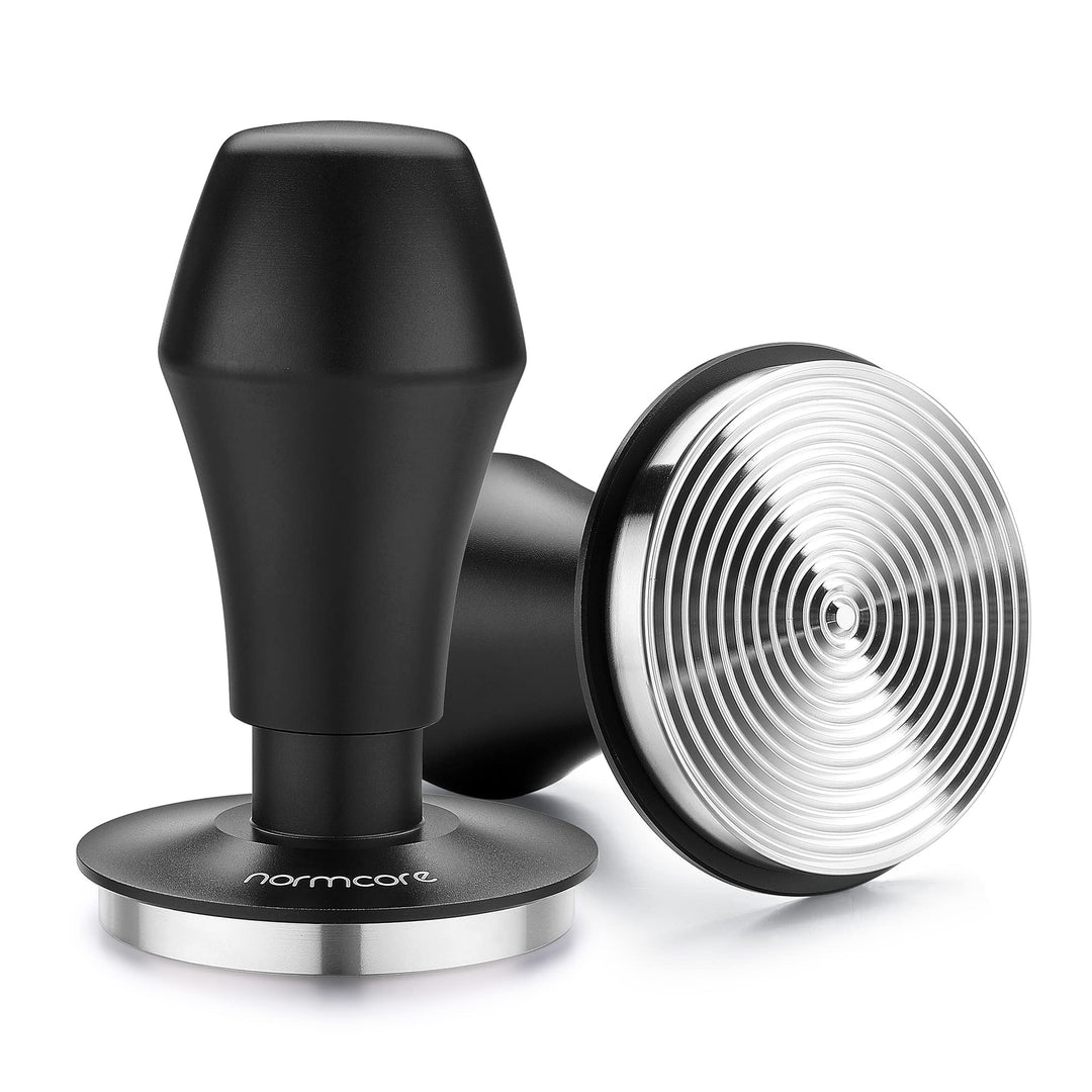 Kaffee Tamper 53,3mm federbelastet mit Ripple-Base für Siebträger - Bild 2