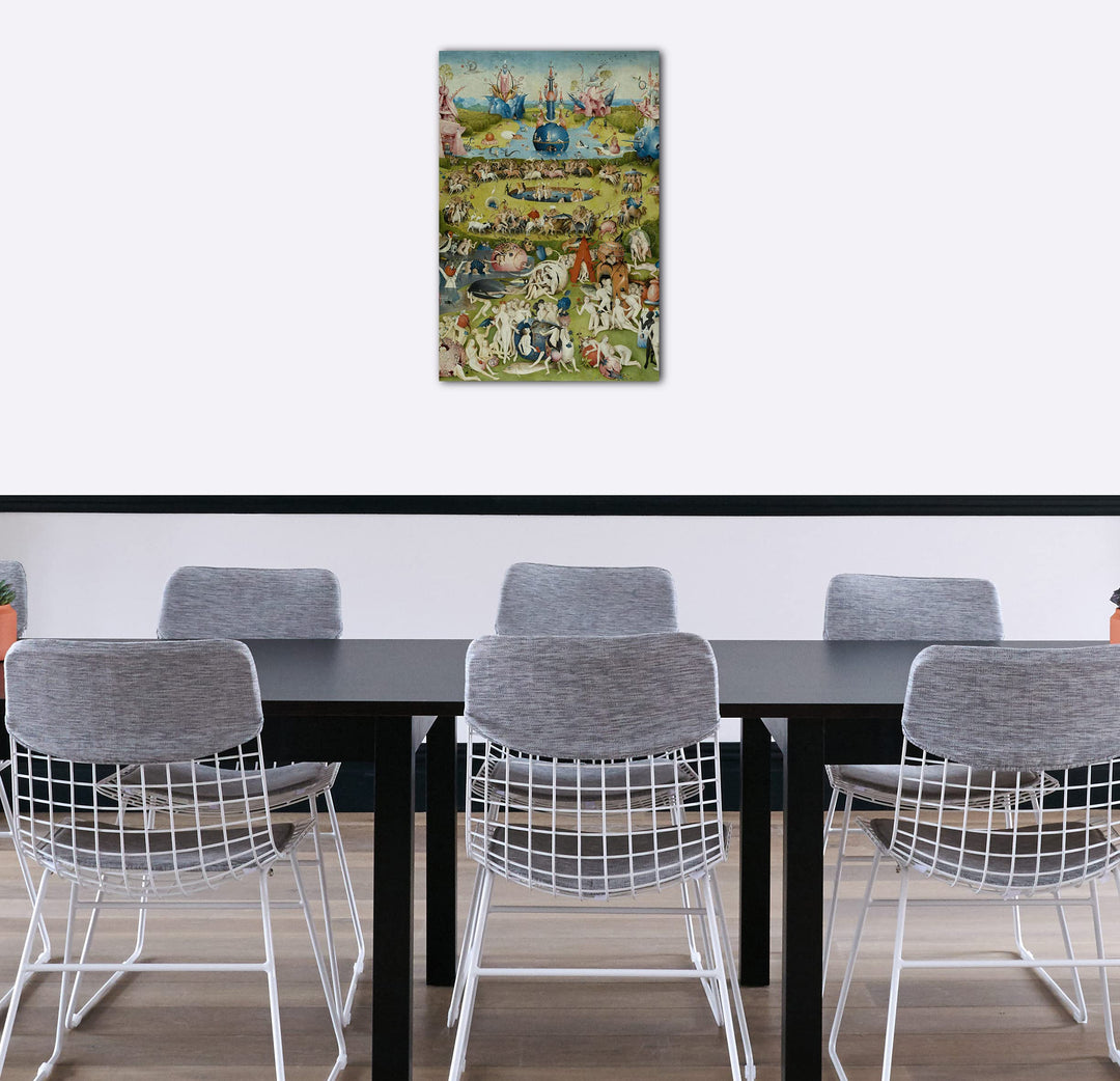 Leinwandbild Bosch Garten der Lüste 60x80cm Baumwolle Kunstdruck - Bild 6