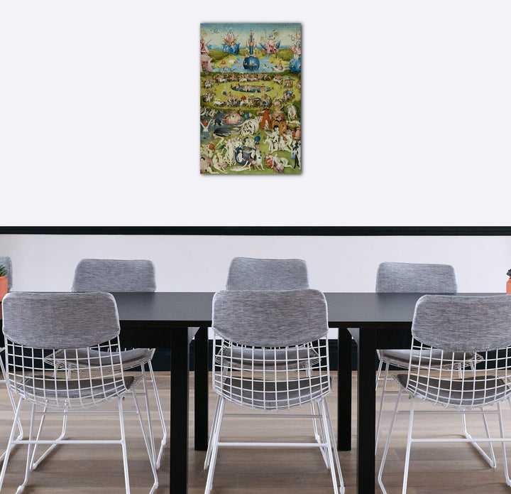 Leinwandbild Bosch Garten der Lüste 60x80cm Baumwolle Kunstdruck - Bild 6
