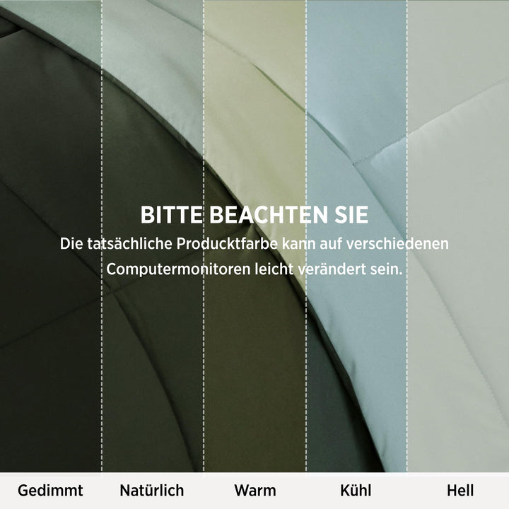 Bettdecke mit integriertem Bezug 135x200 Hohlfaser Ganzjahres - Bild 10