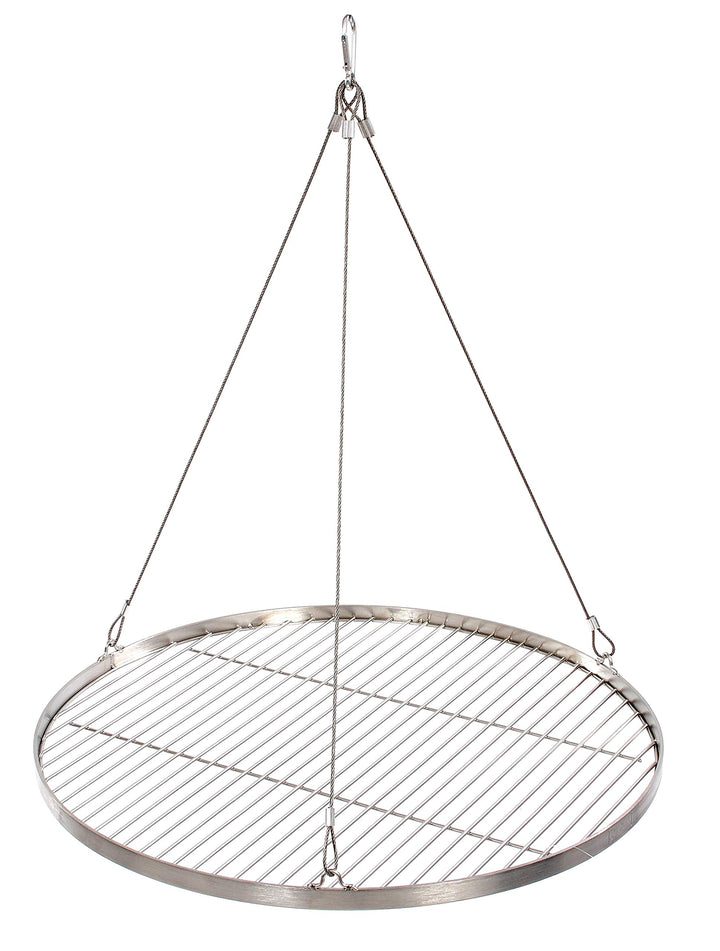 Grillrost Edelstahl 304 rund 60 cm für Schwenkgrill mit Seil