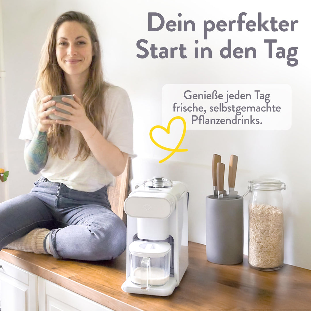 Pflanzenmilchbereiter 6 Programme 300-1000ml mit Timer &amp; Reinigungsfunktion - Bild 7