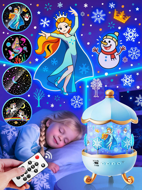 Sternenhimmel Projektor Kinder Frozen 399 Lichtmodi mit Musik