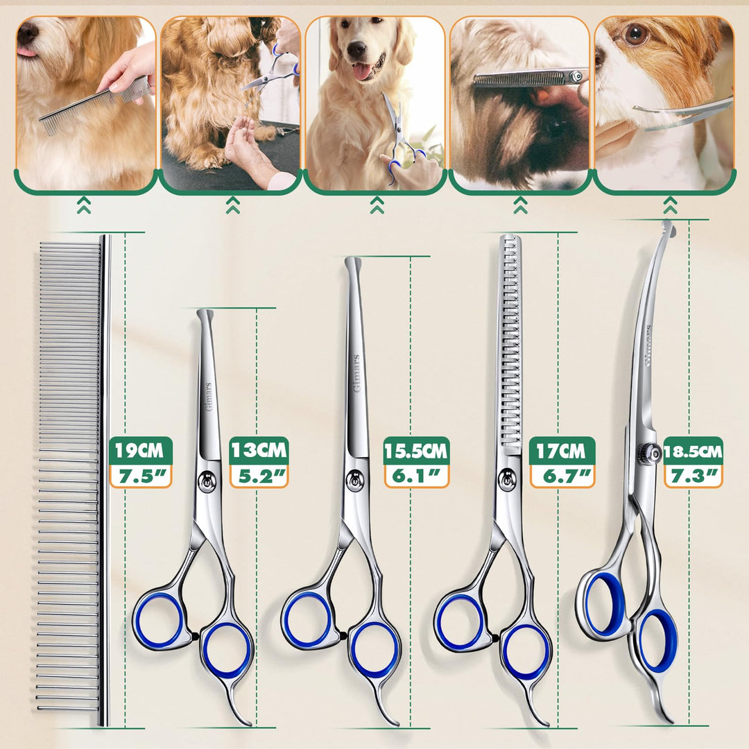 Hundeschermaschine 6-in-1 kabellos 7000 U/min mit Scheren-Set - Bild 2