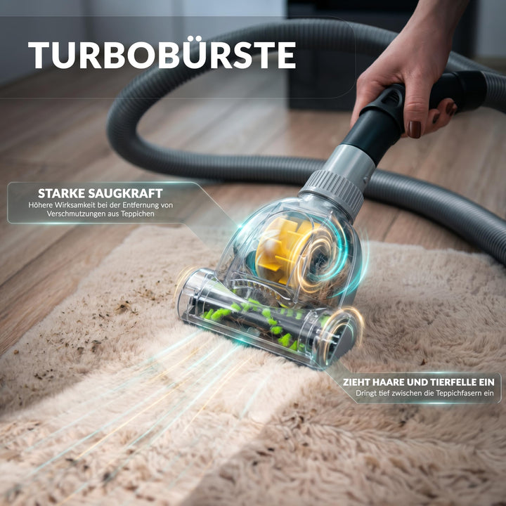 Zyklonstaubsauger beutellos HEPA-Filter 1,8 L ECO-Modus - Bild 5