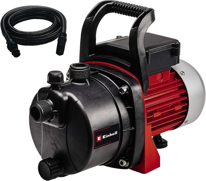 Gartenpumpe 650W mit 7m Saugschlauch fuer Regenwassernutzung