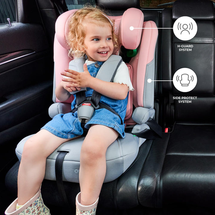 Kindersitz i-Size 76–150 cm vorwärts mit Easy-Grow-System Rosa - Bild 2