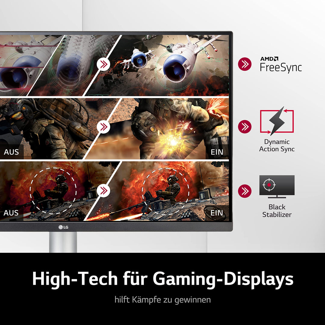 4K IPS Monitor 27 Zoll 3840x2160 HDR400 AMD FreeSync weiss - Bild 6