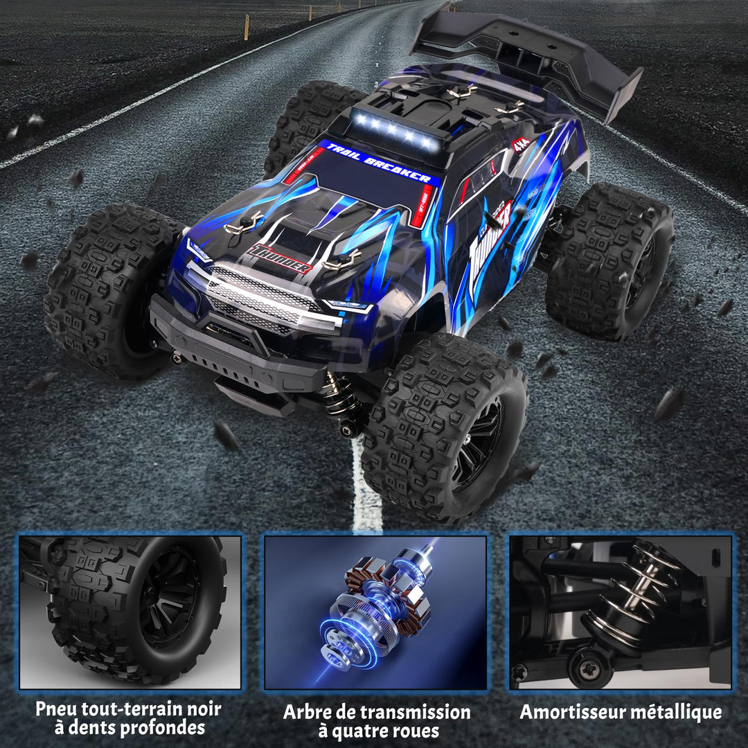 RC Auto 1:18 Offroad 4WD 40 km/h mit 2 LiPo-Akkus Blau - Bild 6