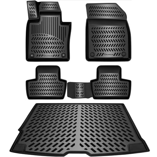Gummimatten Set Volvo XC60 2017-2026 3D TPE mit Kofferraumwanne