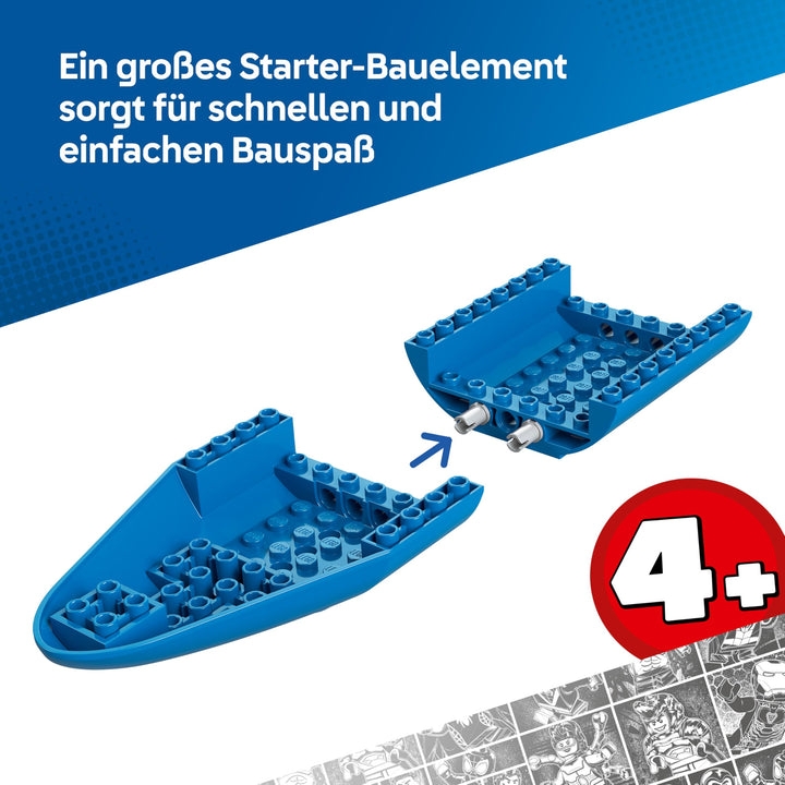 Piratenschiff Bauset Superhelden 4 Minifiguren 201 Teile ab 4 Jahre - Bild 3