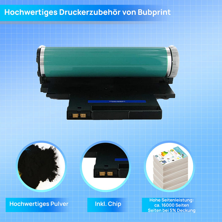 Bildtrommel kompatibel mit Samsung CLT-R406 Schwarz Cyan Gelb Magenta - Bild 3