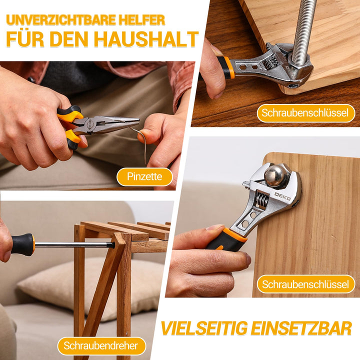 Werkzeugkoffer 133-teilig mit 12V Akkuschrauber für Heimwerker - Bild 7