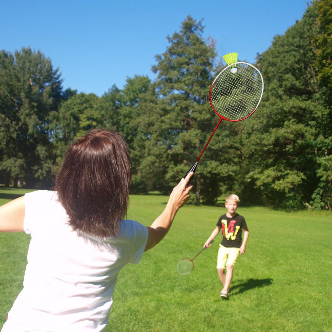 Badminton Set 4 Schläger mit Federbällen und Tragetasche - Bild 7