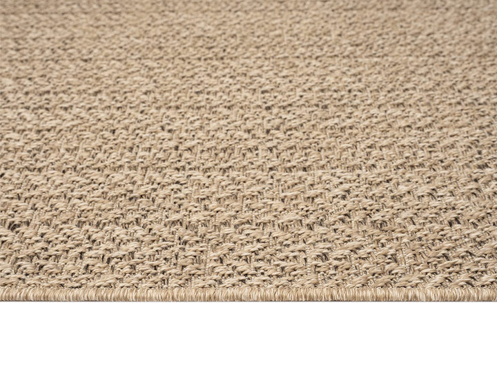 Outdoor Teppich Jute-Look 160x230 cm wetterfest für Balkon Terrasse - Bild 6