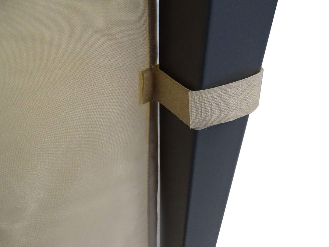 Pavillon Seitenteile 3x4m Sand Beige 2-teilig mit Fenstern - Bild 4