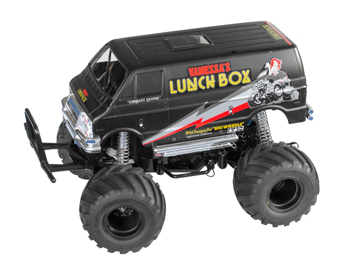 RC Monster Truck Bausatz 1:12 Schwarze Edition mit Wheelie-Bar