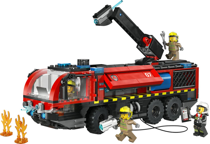 Flughafenlöschfahrzeug Bauset 691 Teile mit 4 Minifiguren ab 7 Jahre - Bild 10