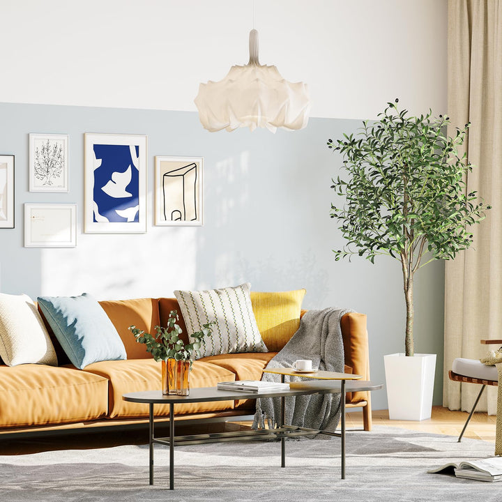 Kunstpflanze Olivenbaum 180 cm Polyester mit Topf fuer Innenraum - Bild 9